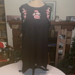 Maurices Black Textured Fabric Tank